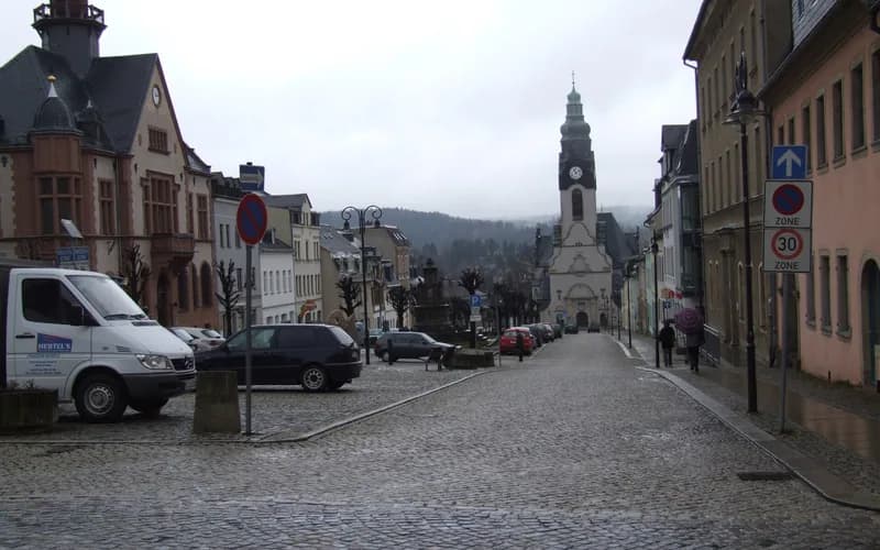 Adorf – Stadtansicht Saxony