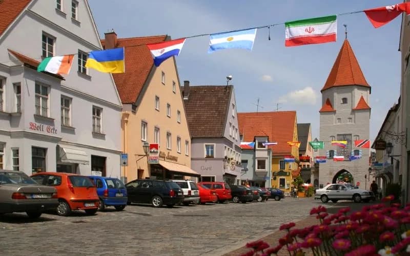 Aichach – Stadtansicht Bavaria