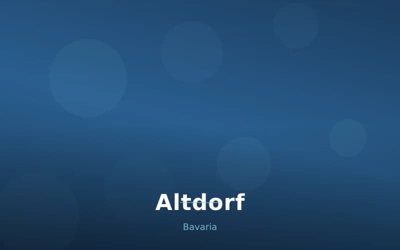 Altdorf – Stadtansicht Bavaria