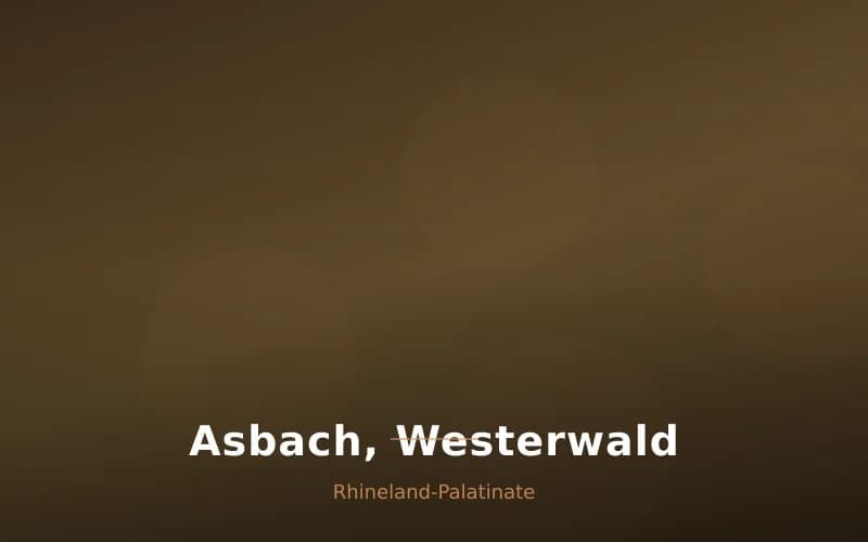 Asbach, Westerwald – Stadtansicht Rhineland-Palatinate