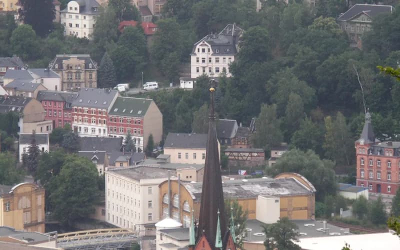 Aue – Stadtansicht Saxony