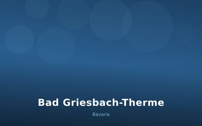 Bad Griesbach-Therme – Stadtansicht Bavaria