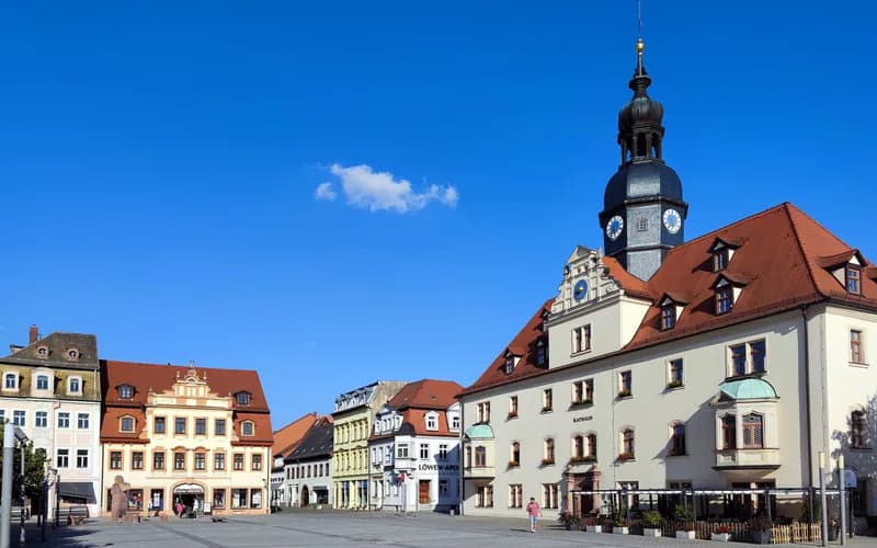 Borna – Stadtansicht Saxony