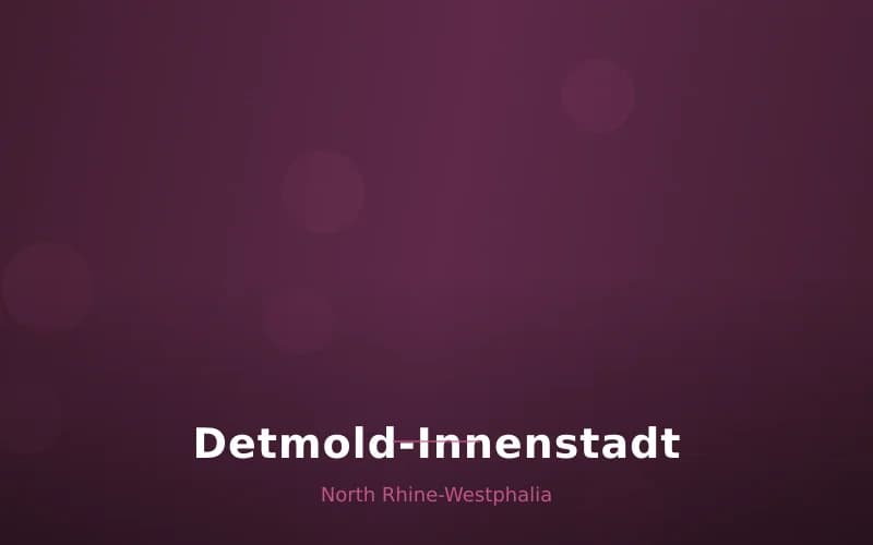 Detmold-Innenstadt – Stadtansicht North Rhine-Westphalia