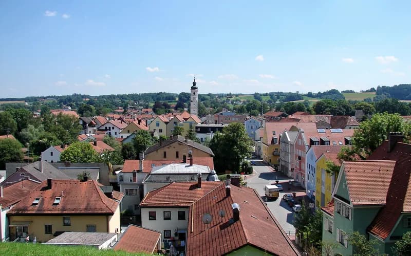 Dorfen – Stadtansicht Bavaria