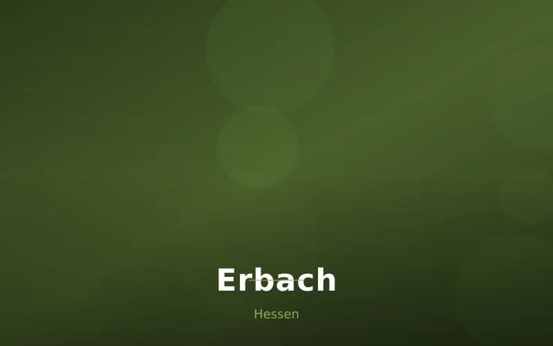 Erbach – Stadtansicht Hessen