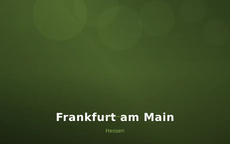 Frankfurt am Main – Stadtansicht Hessen