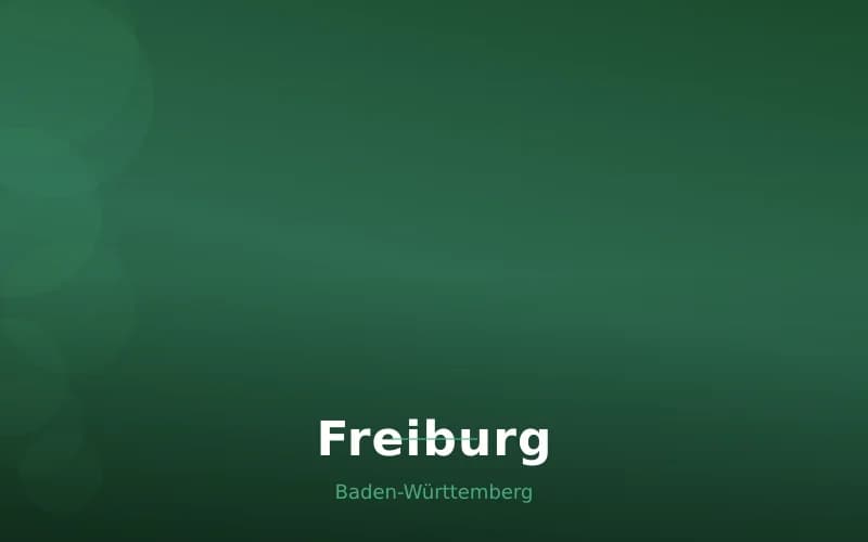 Freiburg – Stadtansicht Baden-Württemberg