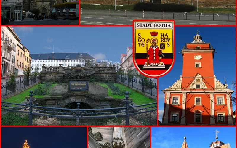 Gotha – Stadtansicht Thuringia