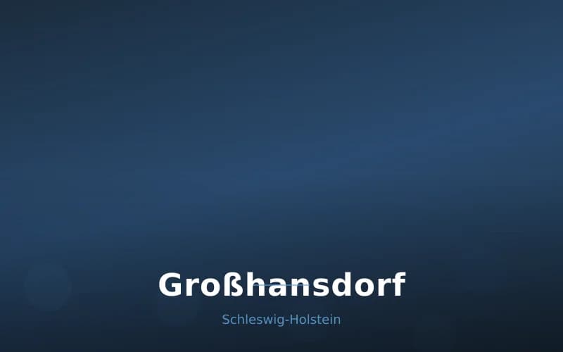 Großhansdorf – Stadtansicht Schleswig-Holstein