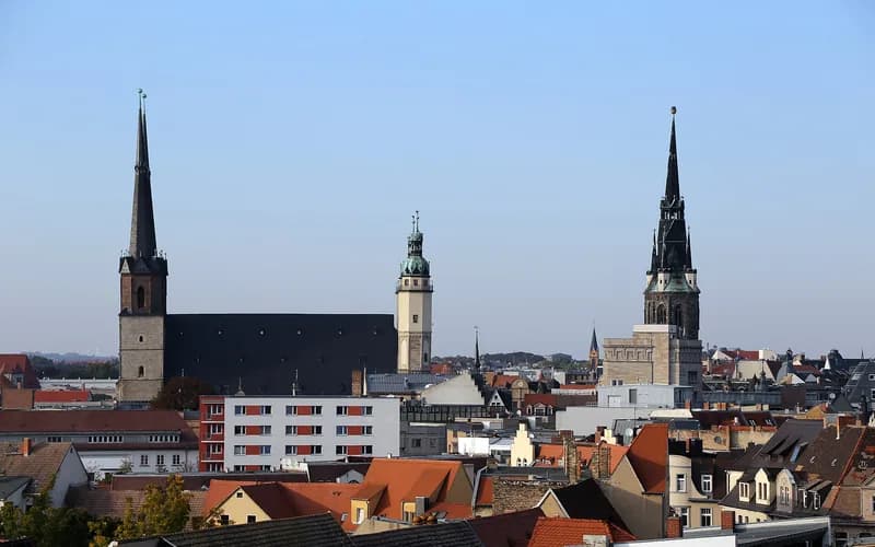 Halle (Saale) – Stadtansicht Saxony-Anhalt