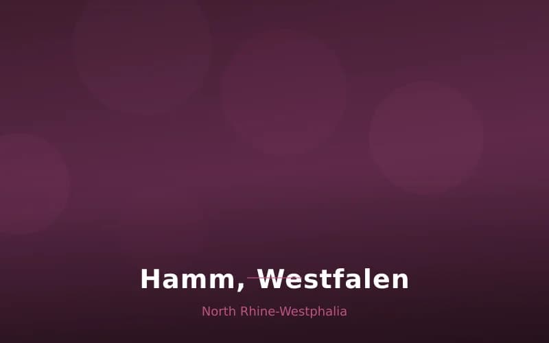 Hamm, Westfalen – Stadtansicht North Rhine-Westphalia