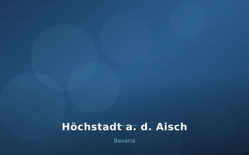 Höchstadt a. d. Aisch – Stadtansicht Bavaria