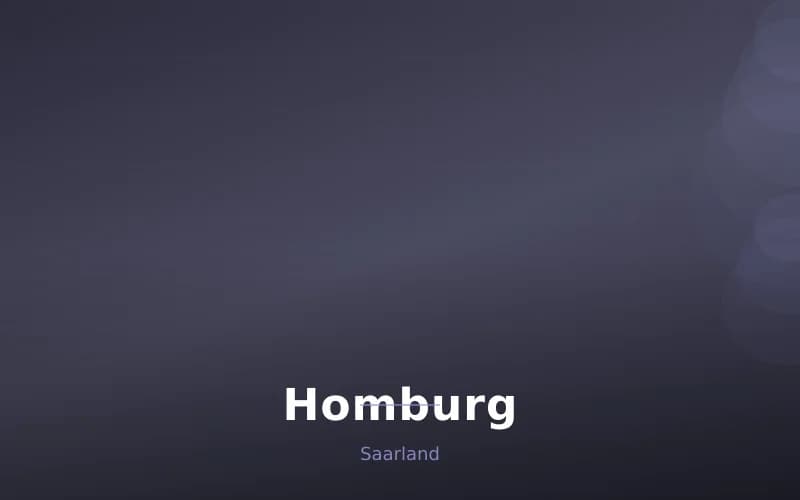 Homburg – Stadtansicht Saarland
