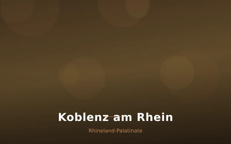 Koblenz am Rhein – Stadtansicht Rhineland-Palatinate