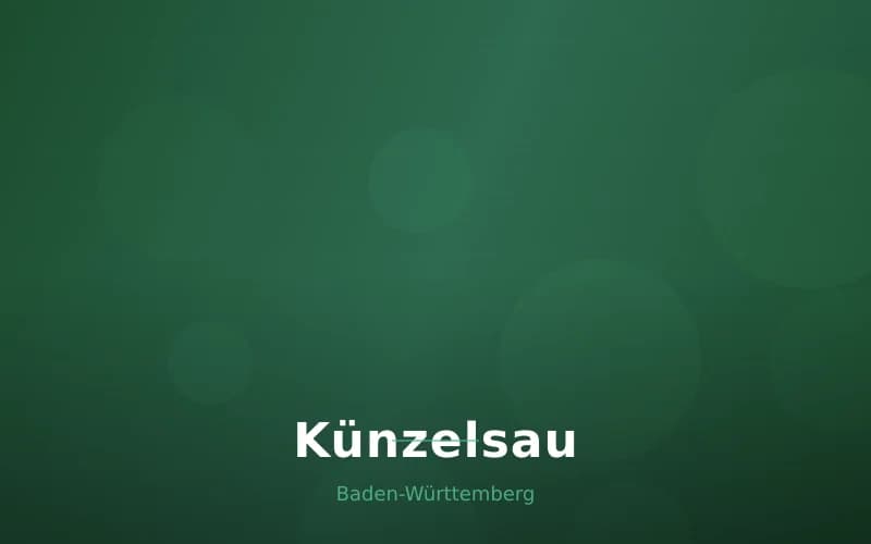 Künzelsau – Stadtansicht Baden-Württemberg