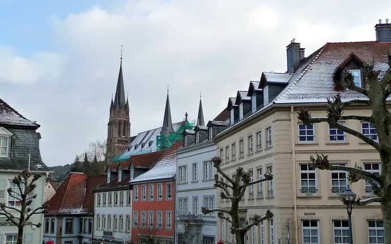 Kusel – Stadtansicht Rhineland-Palatinate