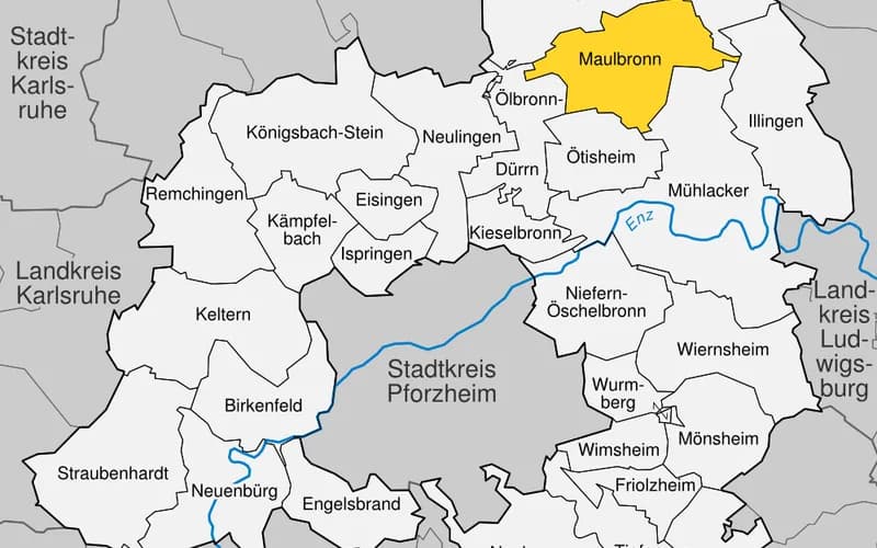 Maulbronn – Stadtansicht Baden-Württemberg