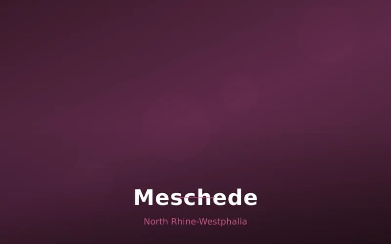 Meschede – Stadtansicht North Rhine-Westphalia