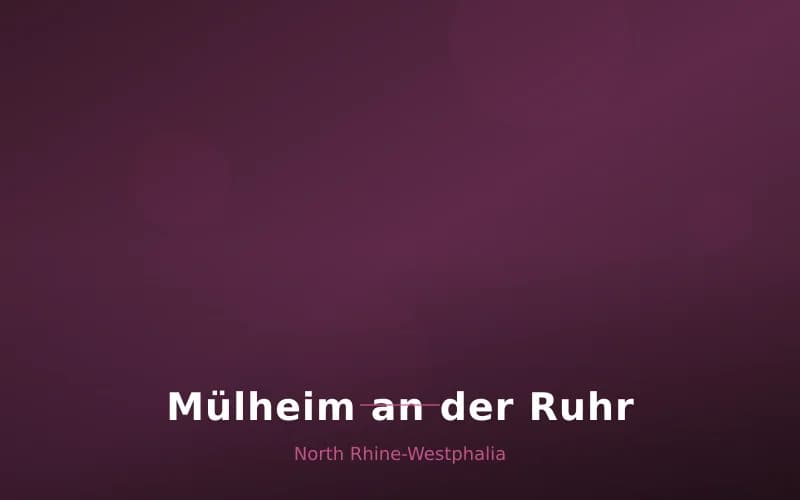 Mülheim an der Ruhr – Stadtansicht North Rhine-Westphalia