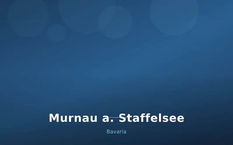 Murnau a. Staffelsee – Stadtansicht Bavaria