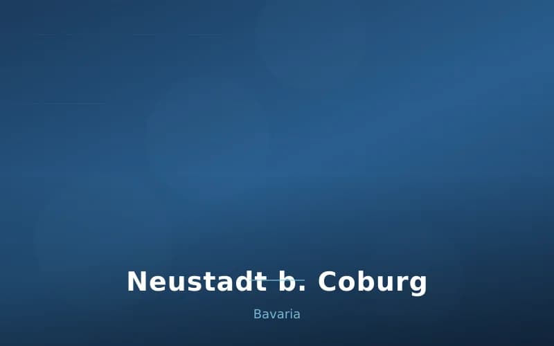 Neustadt b. Coburg – Stadtansicht Bavaria