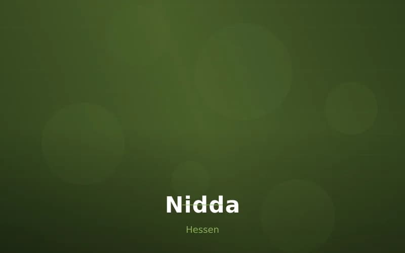 Nidda – Stadtansicht Hessen