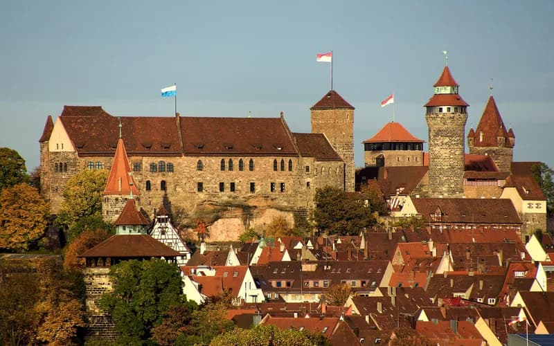 Nuremberg imperial castle old town