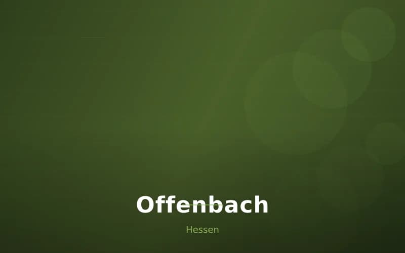 Offenbach – Stadtansicht Hessen