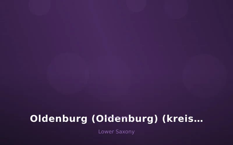 Oldenburg (Oldenburg) (kreisfreie Stadt) – Stadtansicht Lower Saxony