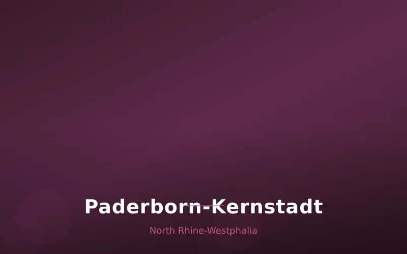 Paderborn-Kernstadt – Stadtansicht North Rhine-Westphalia