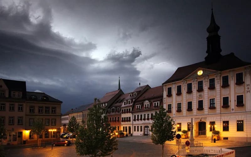 Radeberg – Stadtansicht Saxony