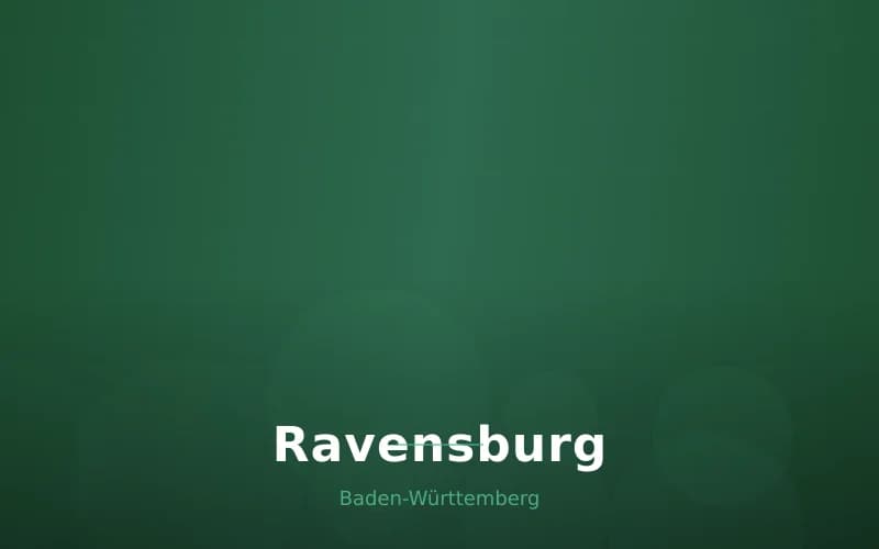 Ravensburg – Stadtansicht Baden-Württemberg