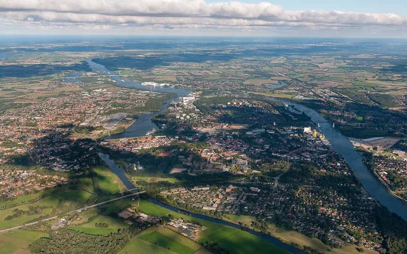 Rendsburg – Stadtansicht Schleswig-Holstein