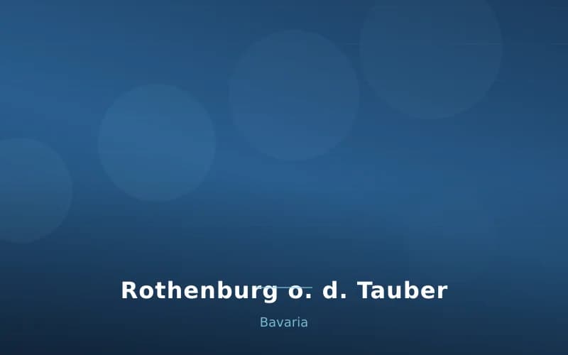 Rothenburg o. d. Tauber – Stadtansicht Bavaria