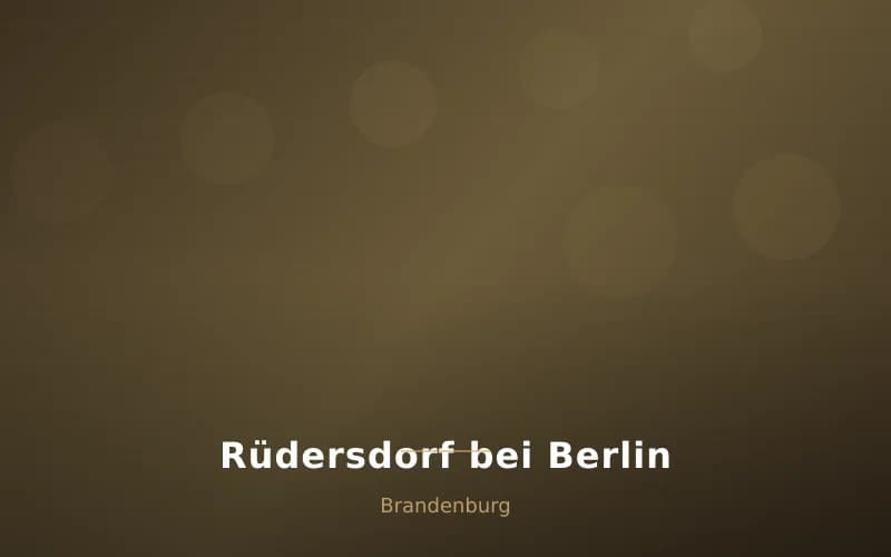 Rüdersdorf bei Berlin – Stadtansicht Brandenburg