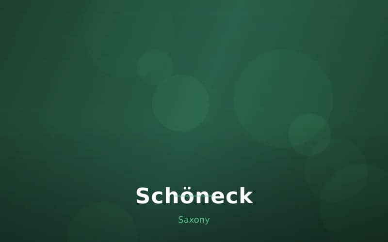 Schöneck – Stadtansicht Saxony