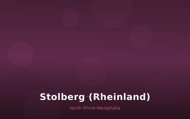 Stolberg (Rheinland) – Stadtansicht North Rhine-Westphalia