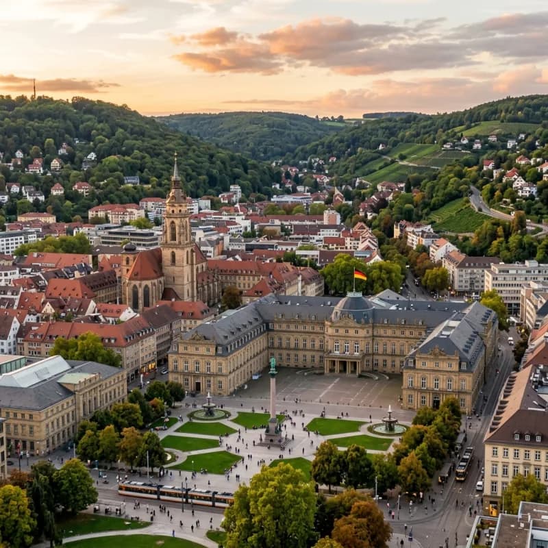 Stuttgart Schlossplatz Neues Schloss