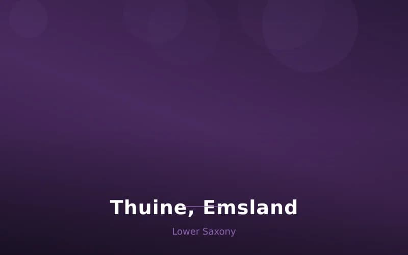 Thuine, Emsland – Stadtansicht Lower Saxony