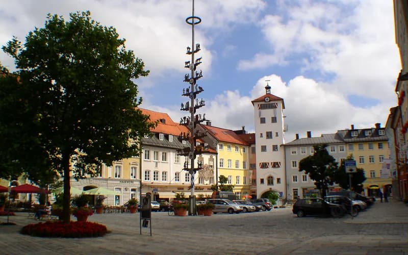 Traunstein – Stadtansicht Bavaria