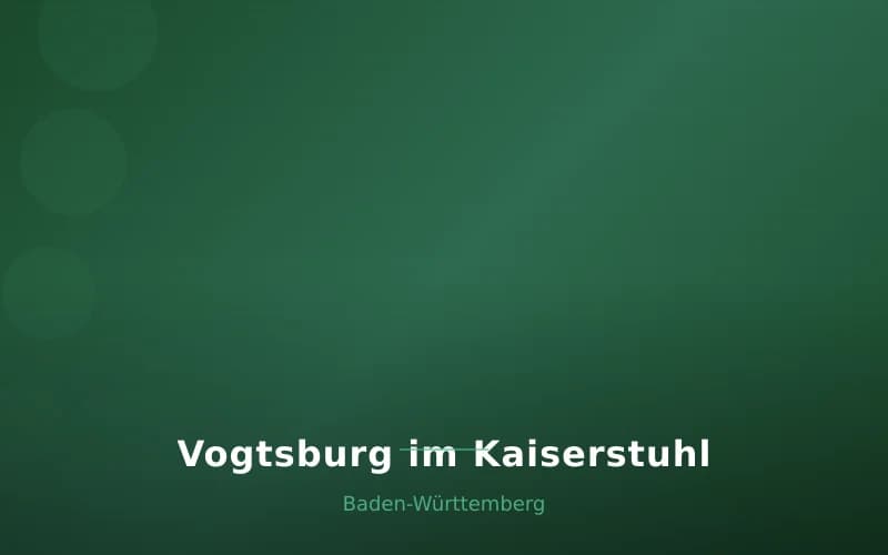 Vogtsburg im Kaiserstuhl – Stadtansicht Baden-Württemberg