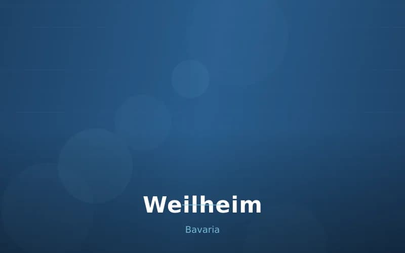 Weilheim – Stadtansicht Bavaria