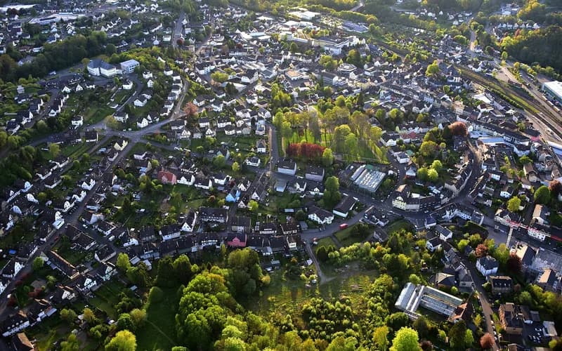 Wissen, Sieg – Stadtansicht Rhineland-Palatinate