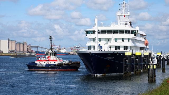 Hantavirus: Kreuzfahrtschiff »Hondius« in Rotterdam angekommen