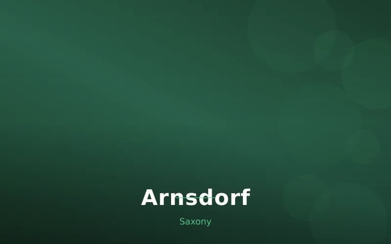 Arnsdorf – Stadtansicht Saxony
