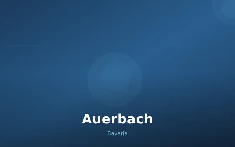 Auerbach – Stadtansicht Bavaria