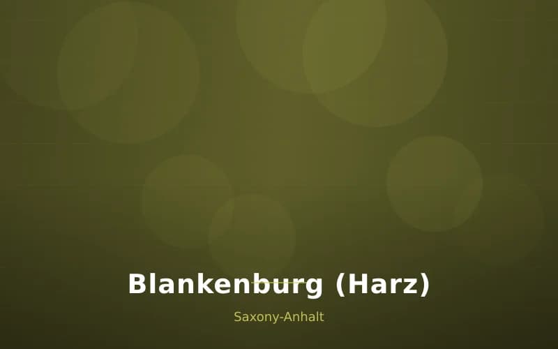 Blankenburg (Harz) – Stadtansicht Saxony-Anhalt