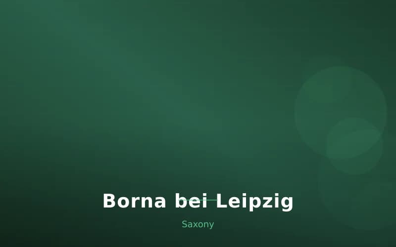 Borna bei Leipzig – Stadtansicht Saxony
