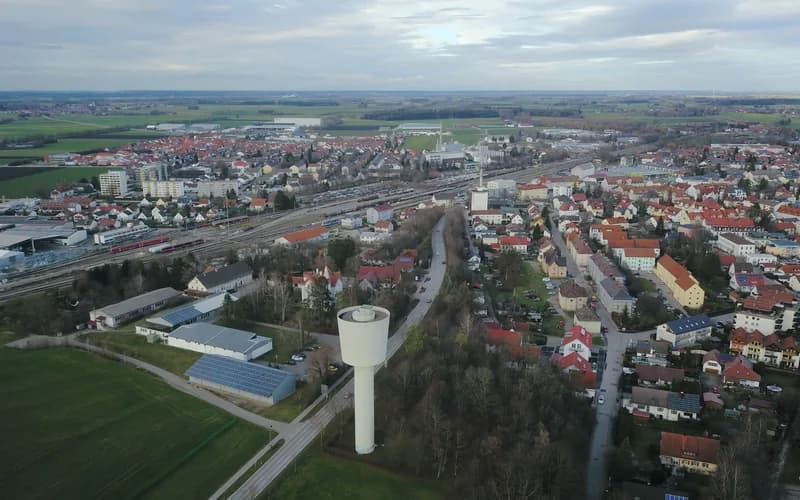 Buchloe – Stadtansicht Bavaria